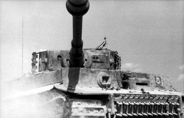 The Tiger I’s armour was up to 120 mm on the gun mantlet.