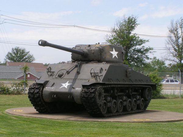 An M4A3E8 Sherman with the 76 mm M1 gun at Fort Knox, Kentucky. Image by Chris Light CC BY-SA 4.0