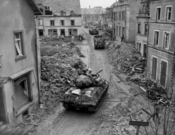 M10, M4, Jeep And 2.5 Ton Truck 76th Infantry Division Speicher 1945
