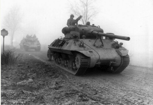 M36 of the 703rd Tank Destroyer Battalion Werbomont, 20 December 1944