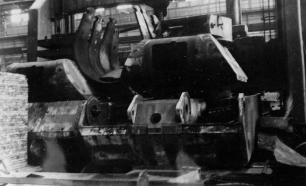 Maus turret at the Krupp factory in Essen, 1945