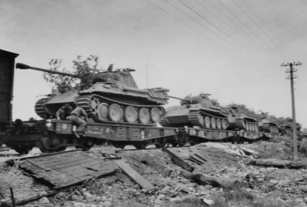 Ausf A of the 5th SS Panzer Division Wiking Bahntransport Summer 1944