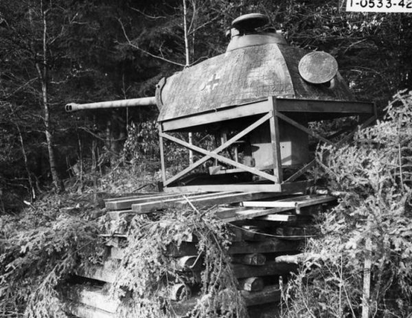 Panther turret as a pillbox