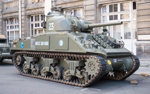 A sherman tank, similar to that used by Gorman. Yann Caradec CC BY-SA 2.0
