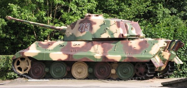 This Tiger II from the 1st SS Panzer Division was abandoned a week later La Gleize, Belgium.