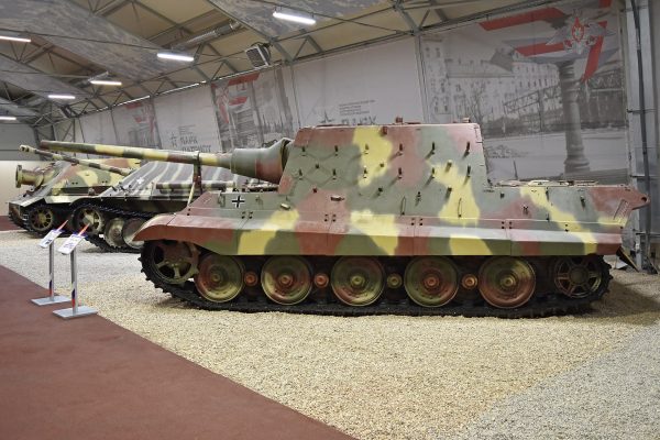 One of the three remaining Jagdtigers at the Kubinka tank museum. Image by Alan Wilson CC BY-SA 2.0.