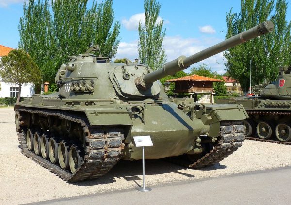 An M48A5 Patton with the bigger 105 mm M68 gun.
