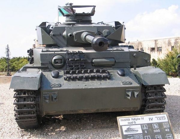 ‘PzKpfw IV J, captured from the Syrian Army in the Six Day War, in Yad la-Shiryon Museum, Israel. 2005.Photo Bukvoed CC BY 2.5