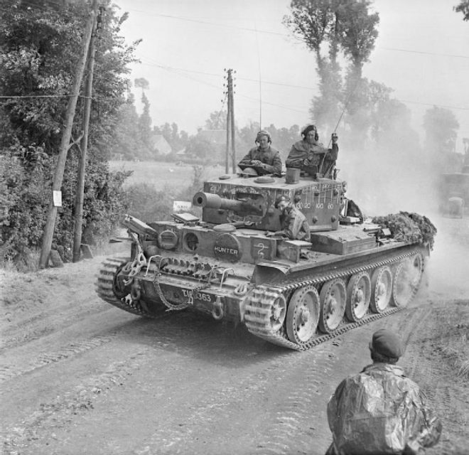 Centaur IV of Royal Marine Armoured Support Group, Normandy 13 June 1944