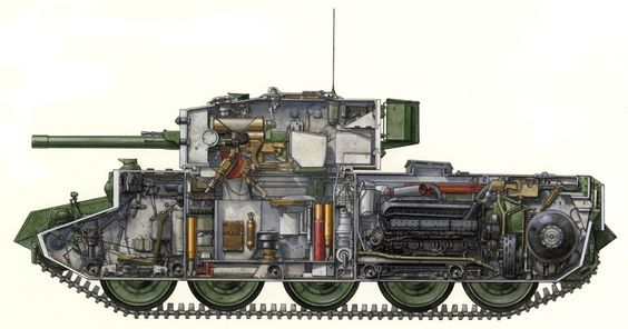 A second bulkhead separated the fighting compartment from the transmission and engine compartment.