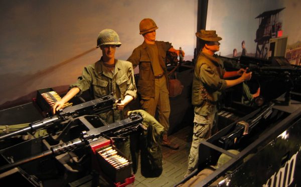 The interior space of ‘Eve of Destruction’ gun truck.