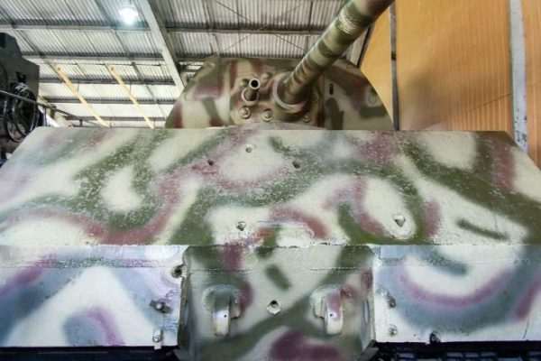 Front view of the Panzerkampfwagen VIII Maus at Kubinka Museum. Photo by Mike1979 Russia CC-BY-SA 3.0