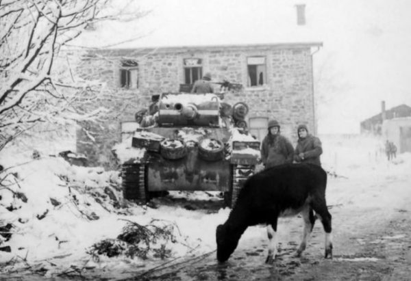 M36 in the Ardennes, 1945