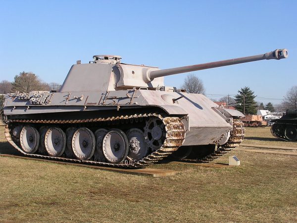 This Panther Ausf.G has the improved ‘chin’ on the gun mantlet. Photo by Raymond Douglas Veydt CC BY-SA 3.0