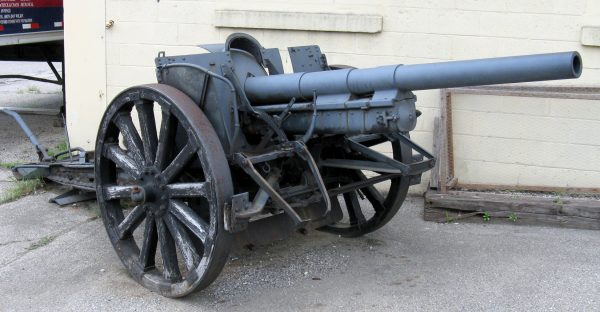 The 7.7 cm FK 16 was a German indirect fire field gun that had armor piercing rounds rushed to it for direct fire use against tanks. Image by Balcer CC BY 2.5