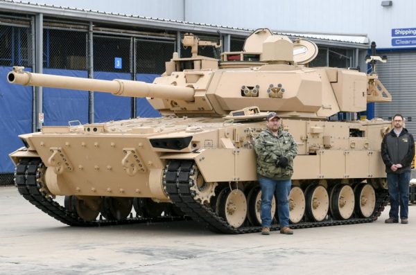 The General Dynamics MPF, based on the AJAX with a turret similar to the M1 Abrams type. Hon. Ryan D. McCarthy, Secretary of the U.S. Army
