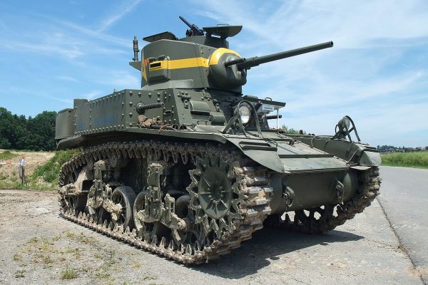 The M3 Stuart. Image by Kecko CC BY 2.0.