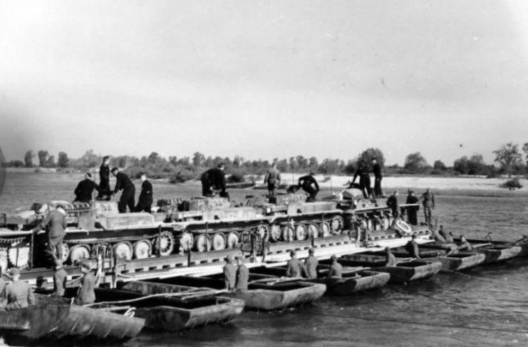 Flamingos 315, 313 and 312 of the Panzer-Abteilung (Fl) 100 – July 1941.