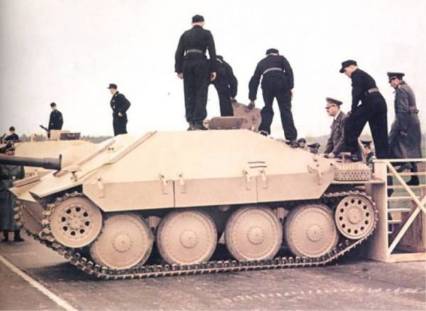 Hetzer During Official Presentation before Adolf Hitler.