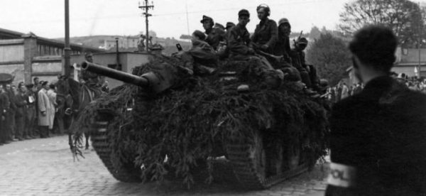 Hetzer in Czechoslovakia in May 1945.