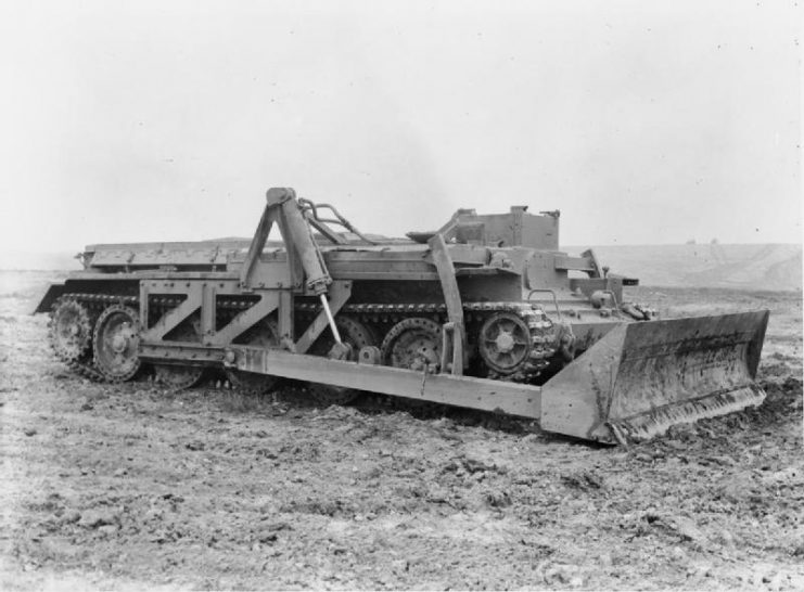 Centaur Dozer with hydraulic operated blade